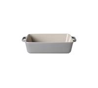 La plaque de cuisson binaurale créative en céramique est résistante aux hautes températures, exquise et pratique - rectangulaire