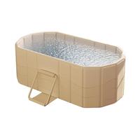La pliable pour adultes - Grande de trempage isolée, seau de bain de glace chaude portable | Accessoire de bain de récupération de salle de sport à la maison, design de