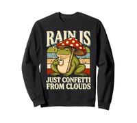 La Pluie n'est Que des confettis de Clouds Frog Sweatshirt