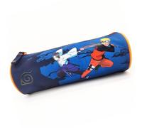 LA Plume Doree - 1 Trousse Fourre-Tout Rond Naruto - Dimension 22 x 8 cm - Fermeture Zippée - 1 Compartiment