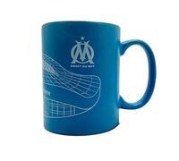 La Plume Dorée Mug Olympique de Marseille Stade rétro Vélodrome Bleu