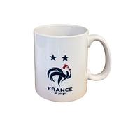 LA PLUME DOREE Tasse en céramique FFF 2 étoiles - H. 10 cm - D. 8 cm