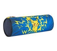 LA PLUME DOREE Trousse ronde Pokémon Pikachu Bleu marine