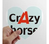 La Plus Cool, la Plus Cool, la Plus Folle. Les Autocollants d'ordinateur ou de Bagage avec la Forme de cÅ“ur