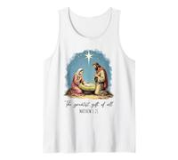 La Plus Grande de Tous Les Noël crèche de Noël Jésus Noël chrétien Débardeur