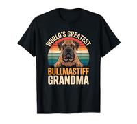 La Plus Grande Grand-mère Bullmastiff du Monde Qui Aime Les Chiens T-Shirt