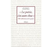 La Poésie, C'est Autre Chose - Mille Et Une Définitions De La Poésie