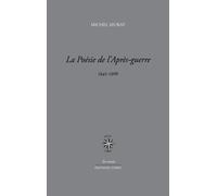 La poésie de l'après-guerre 1945-1960 - Michel Murat - Corti - broché - Essai