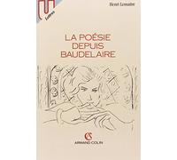 La poésie depuis Baudelaire