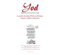 La poésie des Juifs d'Italie en héritage Langues, modèles, traductions - Davide Mano - Inalco Presses - broché - Revue