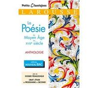La Poésie du Moyen Âge au XVIIIème Collectif (Auteur)