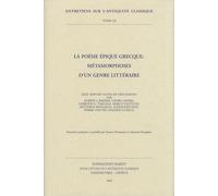 La Poésie Épique Grecque : Métamorphoses D'un Genre Littéraire