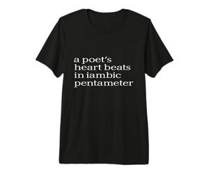 La poésie Parle du cœur pour Les Amateurs de vers et de Style T-Shirt Haut de Gamme