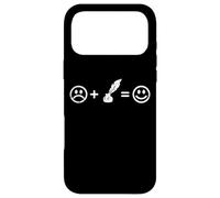 La poésie Rend Heureux Un Amateur de poèmes drôles, écrivain, poète, Art Coque pour iPhone 17 Pro Max