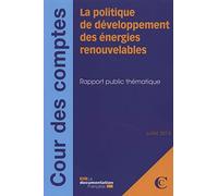 La politique de développement des énergies renouvelables