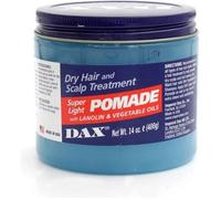 La pommade super légère Dax est le traitement parfait pour prévenir la sécheresse des cheveux et du cuir chevelu, ainsi que les