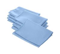 La Popeline de Lin Serviette de Table, Polyester, Polyester, Bleu Clair, 45.7 x 45.7 x 0.04 cm