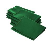 La Popeline de Lin Serviette de Table, Polyester, Polyester, Vert émeraude, 45.7 x 45.7 x 0.04 cm