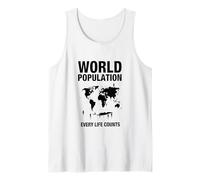 La Population Mondiale Chaque Vie Compte Débardeur