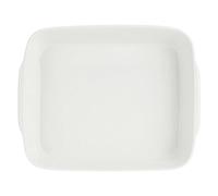 La Porcelaine Blanche Anghiari Plat Rectangulaire Arrondi 24x30cm Blanc