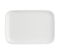 La Porcelaine Blanche - Assiette Rectangulaire 30 x 22 x 2,1 cm Essentiel New Age