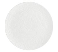 La Porcelaine Blanche Bosco Plateau Plat À Gâteau Rond 34Cm Blanc Porcelaine
