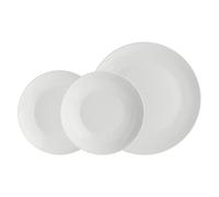 LA PORCELAINE BLANCHE - Lot de 12 assiettes Coupe Essentielle