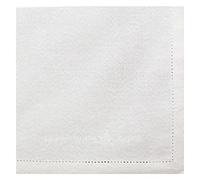 LA Porcelaine Blanche - Nappe avec Fil doré et Ourlet à Jour Christmas Edition