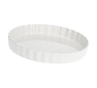 La Porcellana Bianca – Moule à tarte Arezzo plat de cuisson 28 cm blanc, boîte cadeau