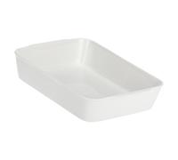 La Porcellana Bianca Anghiari Moule à Gâteau De Four Lasagne 25x35cm Blanc