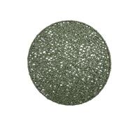 LA PORCELLANA BIANCA - Botanio Vert Dessous de plat raphia diamètre 38 cm, Mix Matériaux