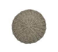 LA PORCELLANA Bianca - Botanio Vert Dessous de Plat Tressé diamètre 38 cm, Mix Matériaux