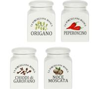 La Porcellana Bianca lot de 4 pots a épices 175 ml P0126175MX