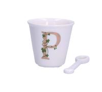 La Porcellana Bianca tasse avec cuillere 75 ml modele pP00450015P
