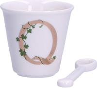La Porcellana Bianca tasse avec cuillere 75 ml modele q P00450015Q