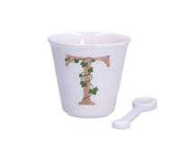 La Porcellana Bianca Tasse Avec Cuillere 75 Ml Modele T P00450015t