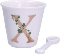 La Porcellana Bianca tasse avec cuillere 75 ml modele x P00450015X