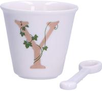 La Porcellana Bianca tasse avec cuillere 75 ml modele y P00450015Y