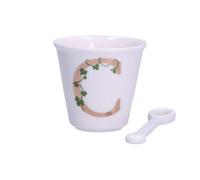 La Porcellana Bianca tasse avec cuillere 75 ml P00450015C