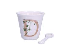 La Porcellana Bianca tasse avec cuillere 75 ml P00450015D