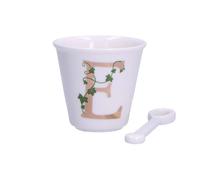 La Porcellana Bianca tasse avec cuillere 75 ml P00450015E