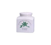 La Porcellana Blanco Pot The DECORATO de 0,5 L en Porcelaine