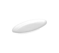 la Porcellana "Convivio Plat Ovale Boîte Cadeau, Blanc, 36 x 17 cm