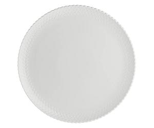 la Porcellana Momenti Assiette à gâteau cm 34 Go, Blanc