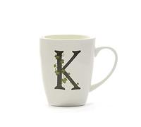 la Porcellana Mug Lettre K Blanc