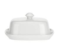 la Porcellana "Terrine Beurrier Boîte Cadeau, Blanc, 14 x 11 cm