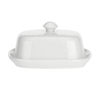 la Porcellana Terrine COV. Beurrier cm 12 x 9,5 Go, Blanc
