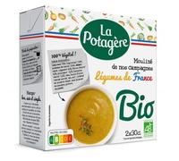 LA POTAGERE - Mouliné De Légumes De Nos Campagnes Bio 600Ml - Lot De 4