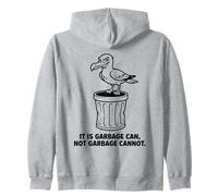 La Poubelle de Dessin animé Cheeky Seagull ne Peut Pas être utilisée comme Un Oiseau Sweat à Capuche