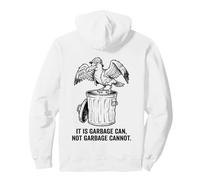 La Poubelle de Dessin animé Cheeky Seagull ne Peut Pas être utilisée comme Un Oiseau Sweat à Capuche